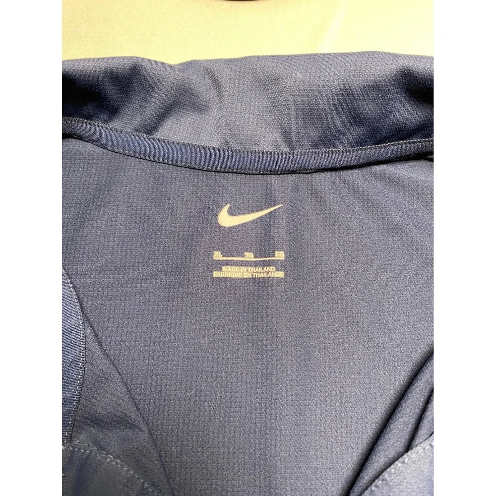 Nike Golf BMW Polo Shirt Mens XL Navy Blue Short Sleeve Performance 883681-410